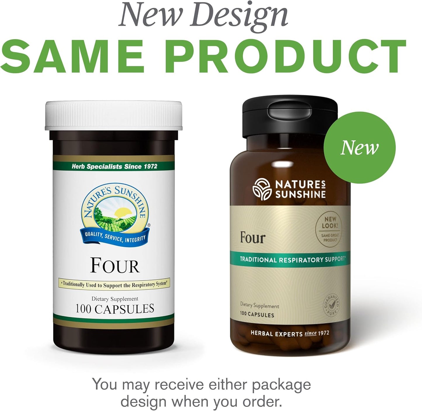 Nature's Sunshine Four, 100 Capsules