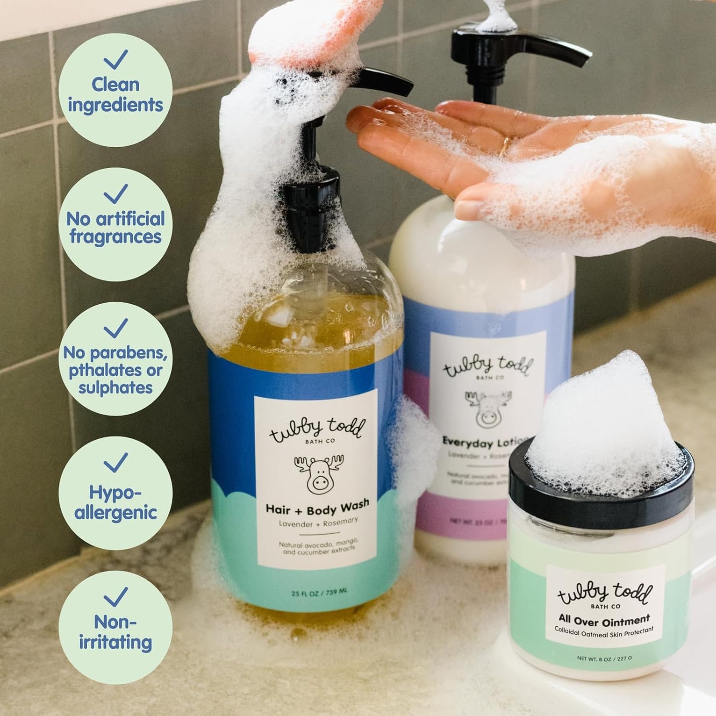 TUBBY TODD BATH CO. The Regulars Bundle - Lavender and Rosemary