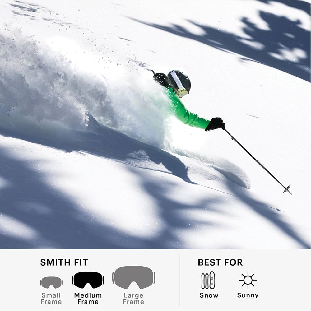 SMITH Frontier Goggles – Snowsports Goggles with Replaceable Lens for Skiing & Snowboarding – For Men & Women