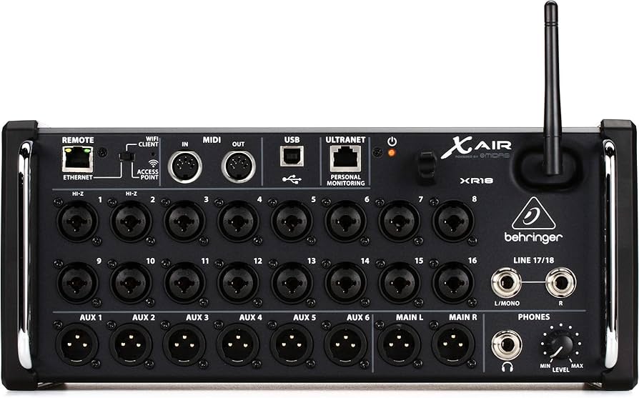 Behringer X Air XR18 Tablet-Controlled Digital Mixer
