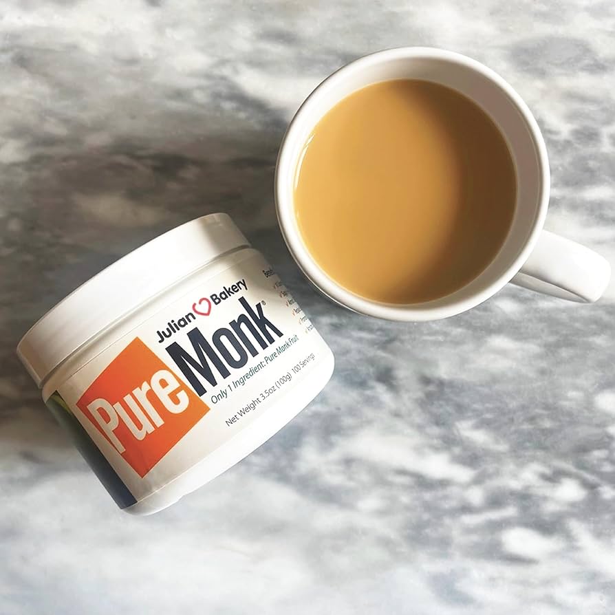 Julian Bakery Pure Monk | v25% Monk Fruit Extract | Sweetener | Sugar Free | 3.5oz | 100 Servings