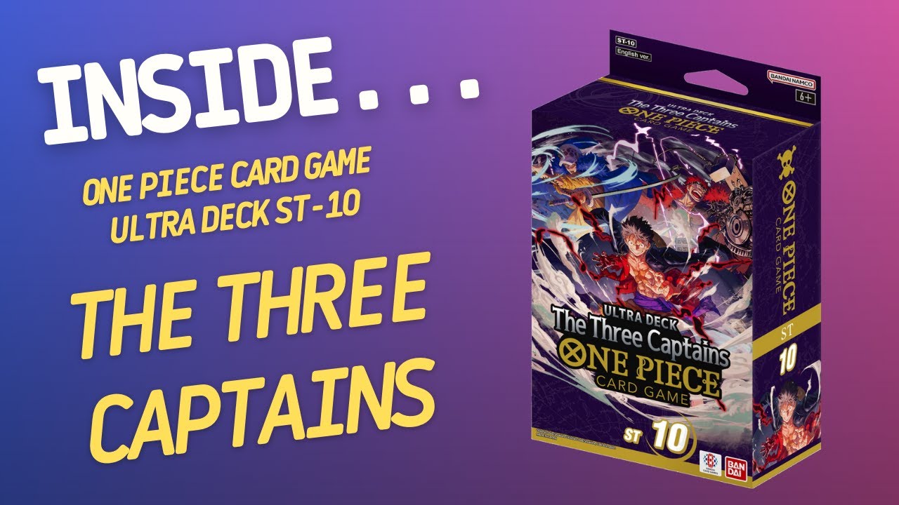 BANDAI NAMCO Entertainment One Piece Ultra Deck ST-10 The Three Captains Card Game (229748)