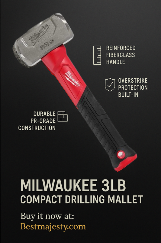 Milwaukees 𝗠𝗶𝗹𝘄𝗮𝘂𝗸𝗲𝗲 3lb Fiberglass Drilling Hammer