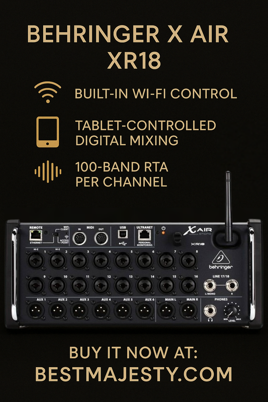 Behringer X Air XR18 Tablet-Controlled Digital Mixer
