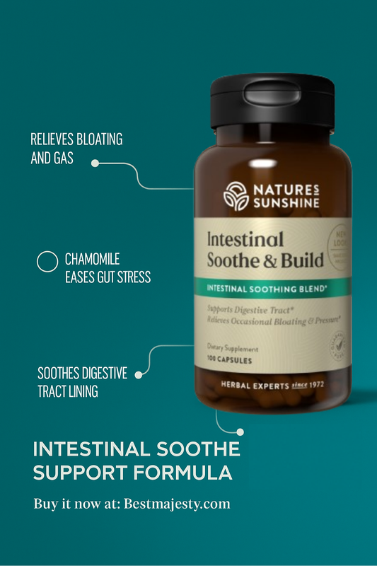 Nature's Sunshine Intestinal Soothe and Build 100 Capsules